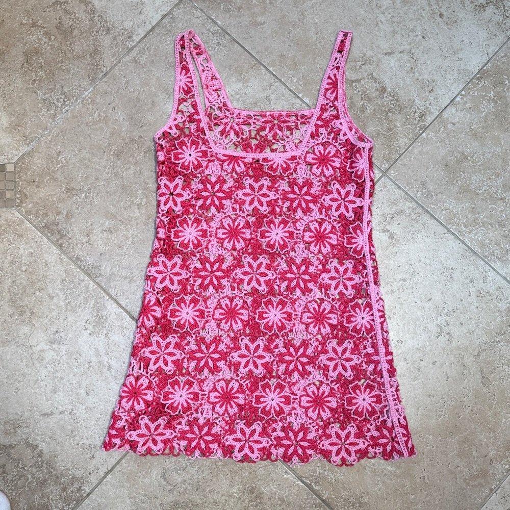 ZARA crochet floral cover up - Picture 5 of 6